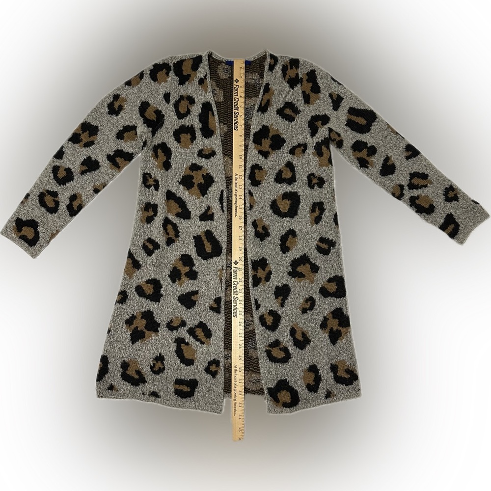 Apt 9 Leopard Print Open Front Cardigan-Size Medi… - image 3